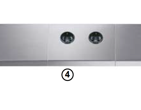 Thebo S 3300/2-fach MHE Steckdosenelement 200mm - 17706.6MHE