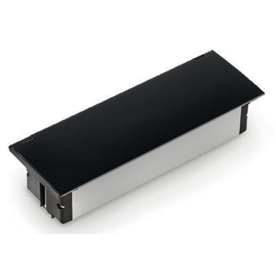 Naber Kapsa mit Schukosteckdosen, Deckel schwarz matt - 7053077