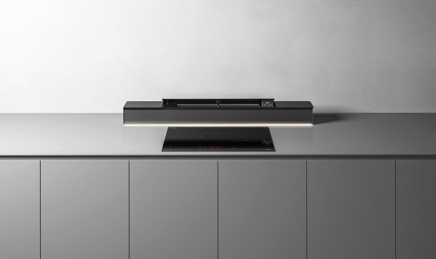 Falmec Monolith Ablagemodul 60 cm Schwarz – Systemansicht