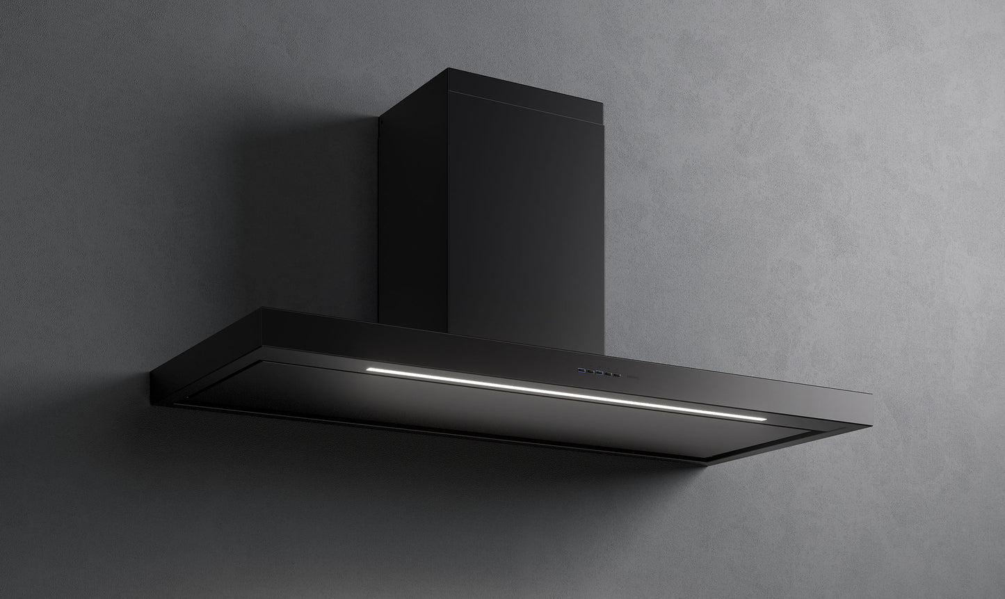 Falmec Plane Plus Wandhaube 120 cm Schwarz – Produktansicht