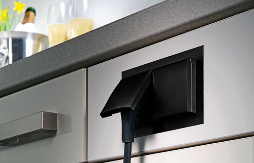 Thebo Steckdosenelement ST 3009 ST/2 Schwarz- 17478