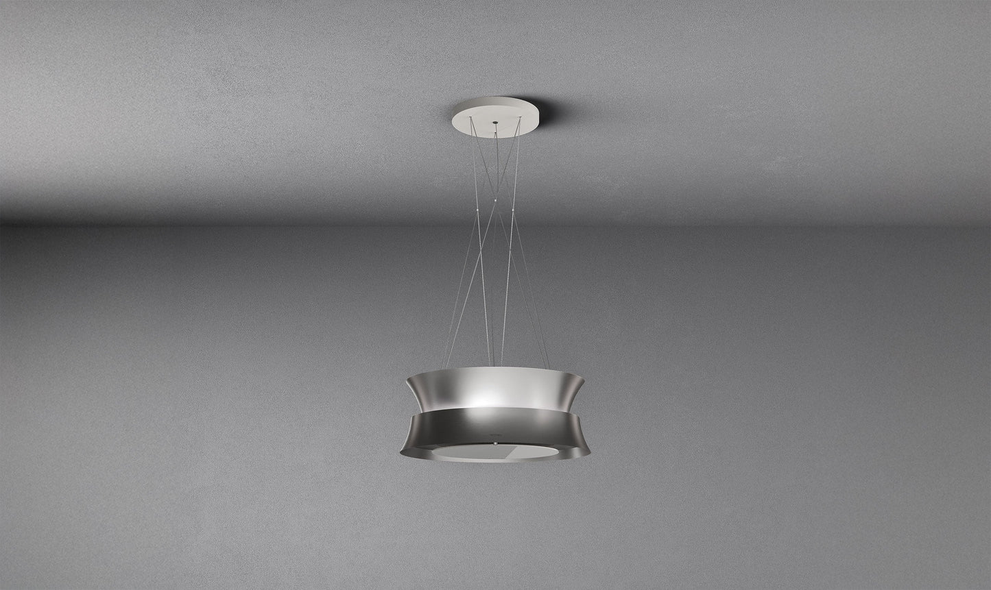 Falmec Dama Circle.Tech Inselhaube Ø 60 cm Weiß