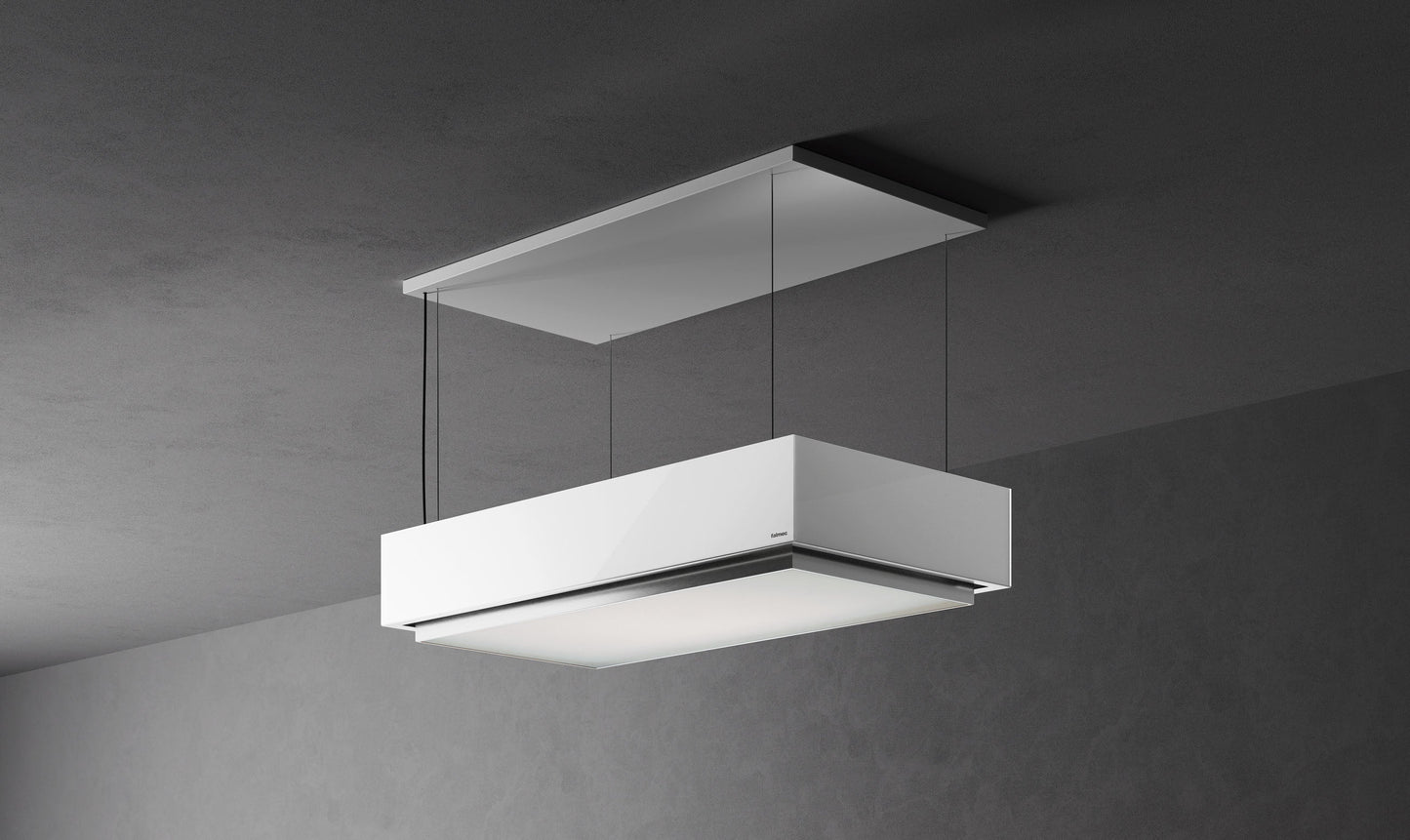 Falmec Levante Up & Down Inselhaube 120 cm Graphit satiniert
