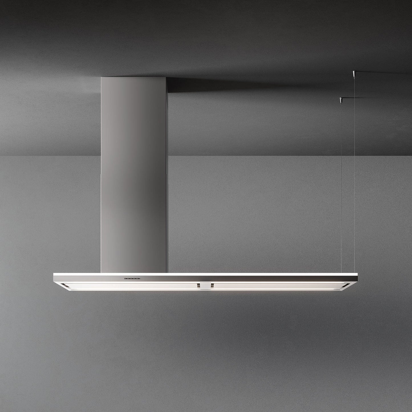 Falmec Lumen 175 NRS Inselhaube Schacht links Produktansicht