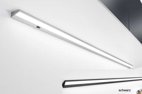 Thebo LED E 801 Einzelleuchte mit Schalter, schwarz 3000K 600mm - 2608148