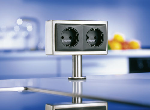Kochinsel Steckdose Thebo Ki-ST/2 2fach- 17006