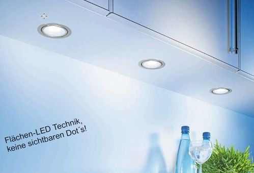 Thebo P- LED 14 Set 5 ohne Schalter mit Netzteil 3000K- 2914006S5