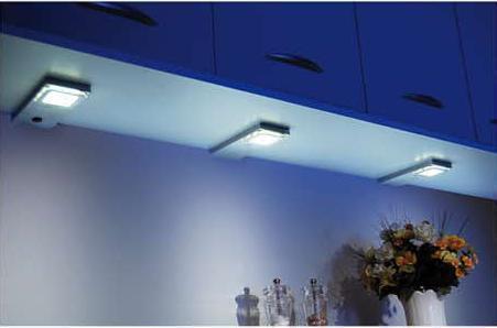Thebo LED 93 Carlo 2  2 Watt 3500 Kelvin mit Hauptschalter 3-fach - 29319316 HS3