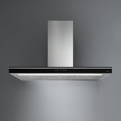 Falmec Luce Wandhaube 90 cm Schwarz – Produktansicht