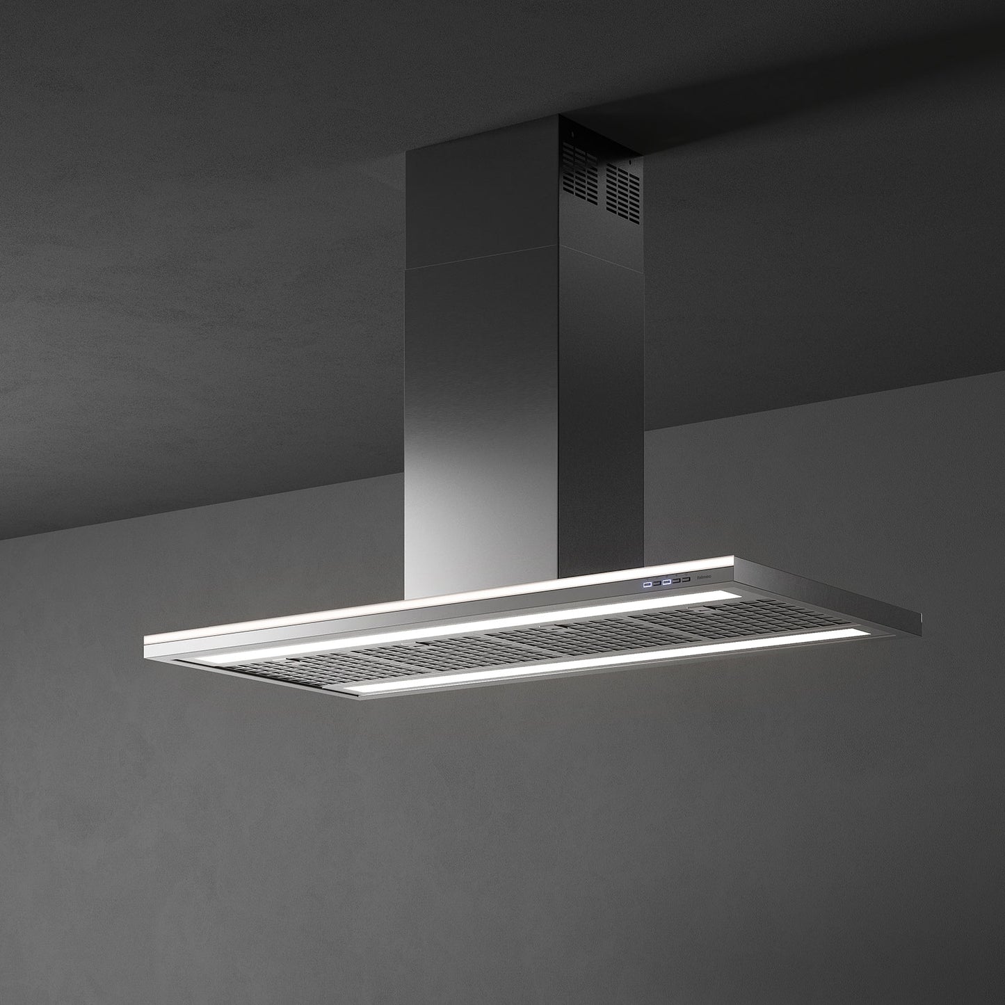 Falmec Lumen Wandhaube 120 cm Edelstahl – Produktansicht
