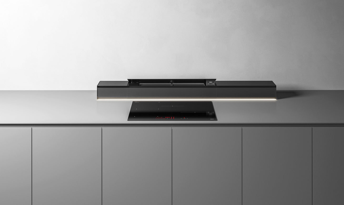 Falmec Monolith Ablagemodul 30 cm Schwarz – Systemansicht