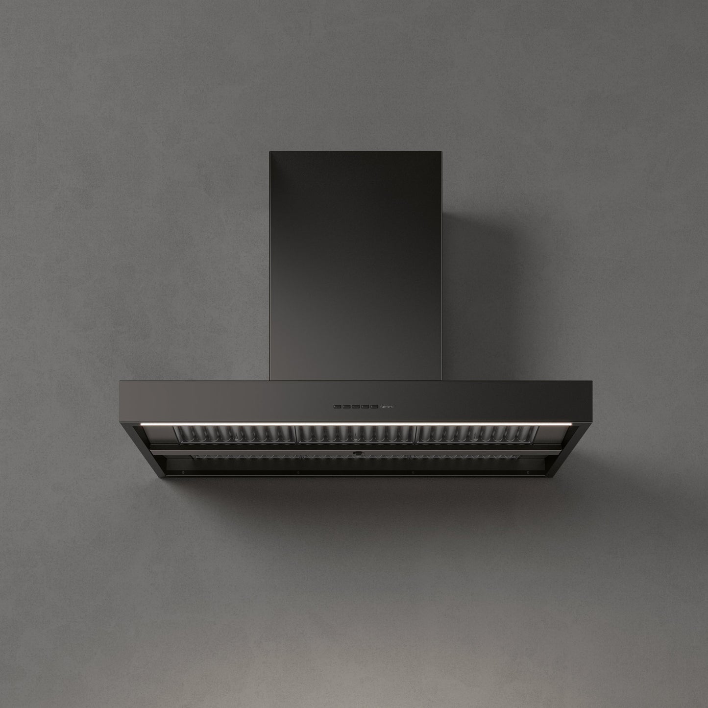 Falmec Plane No-Drop Wandhaube 90 cm Schwarz – Produktansicht