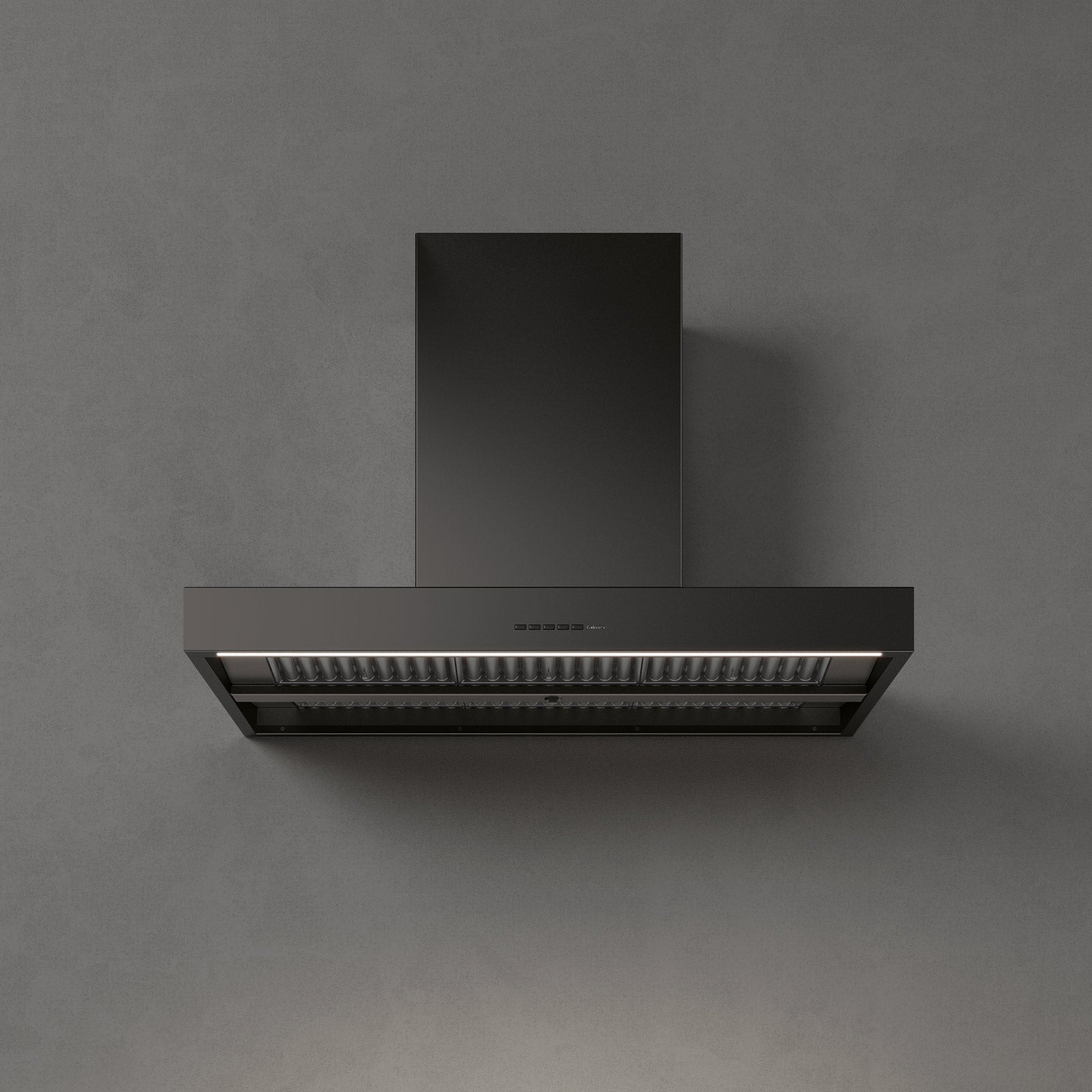 Falmec Plane No-Drop Wandhaube 90 cm Schwarz – Produktansicht