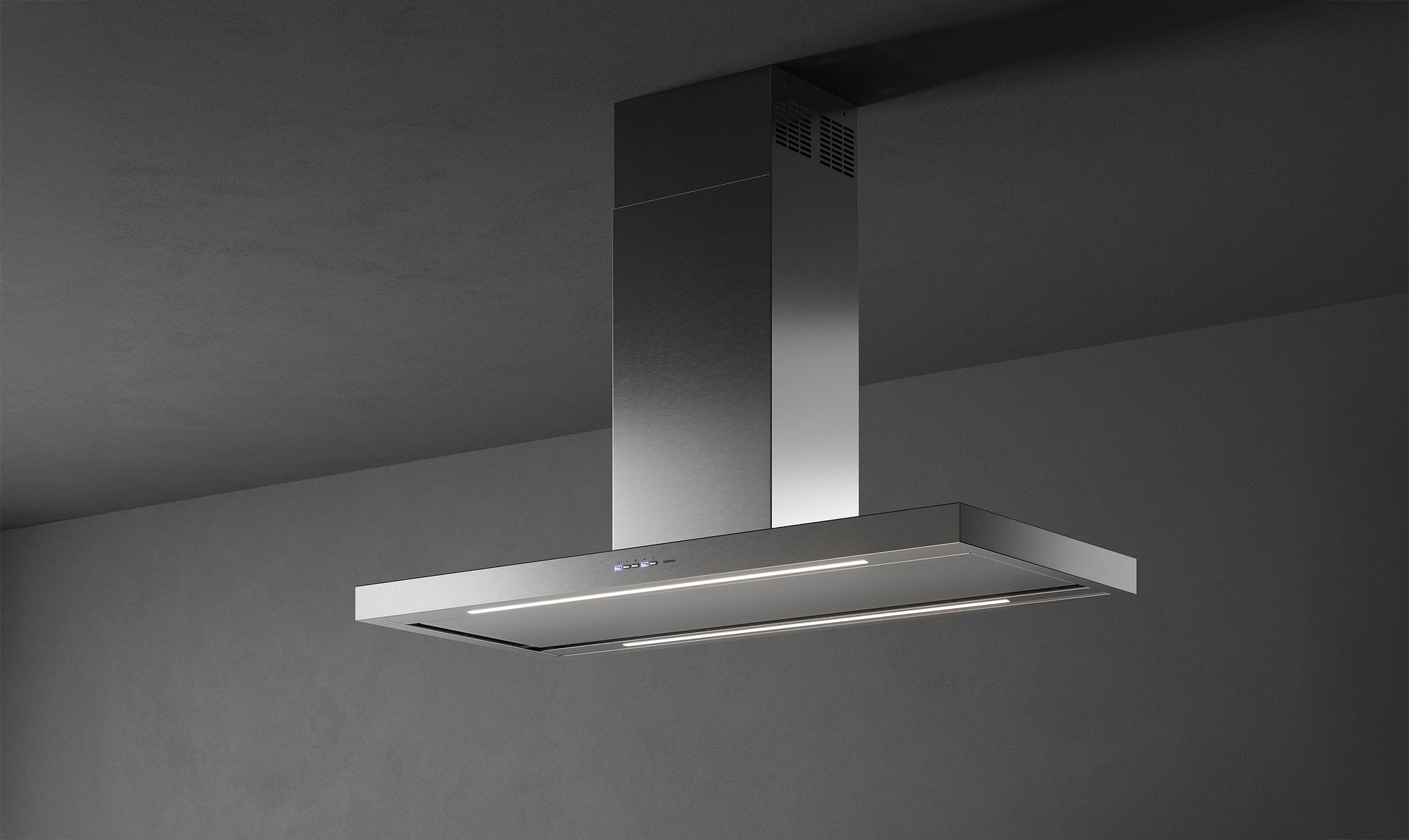 Falmec Plane Plus Inselhaube 90 cm Edelstahl – Produktansicht