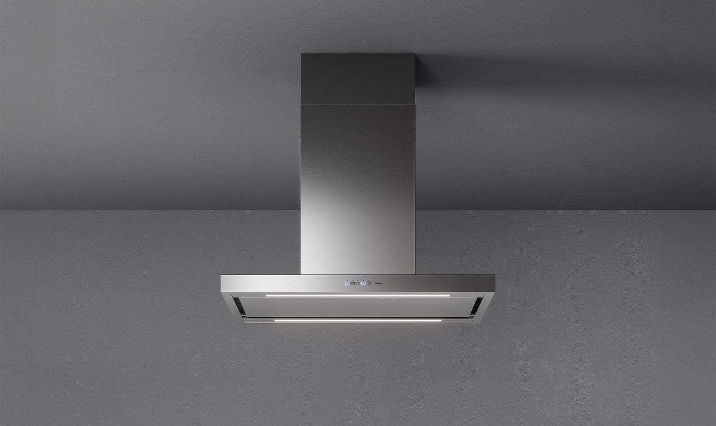 Falmec Plane Plus NRS Wandhaube 90 cm Edelstahl – Frontansicht