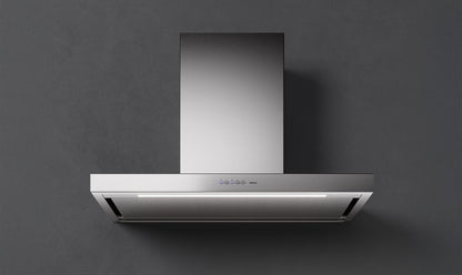 Falmec Plane Plus NRS Wandhaube 120 cm Edelstahl – Frontansicht