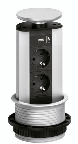 Naber Evoline® Port-USB Deckel silberfarbig - 8031148