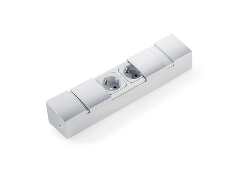 Naber Doppel-Elektrobox alufarbig - 9015003
