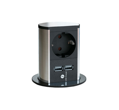 Naber Elevator USB edelstahlfarbig - 7053066