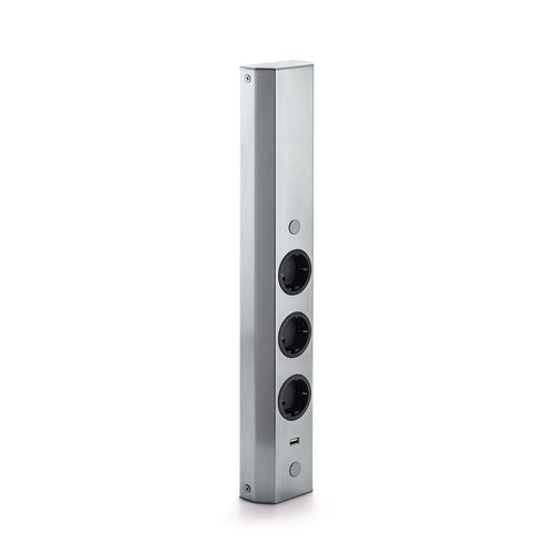 Naber Mira Wand small USB Edelstahl - 7053091