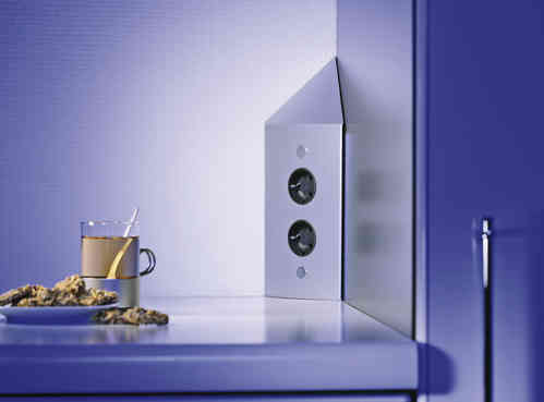 Mira ES3 Naber Eck-Steckdosenelement edelstahl- 7053041