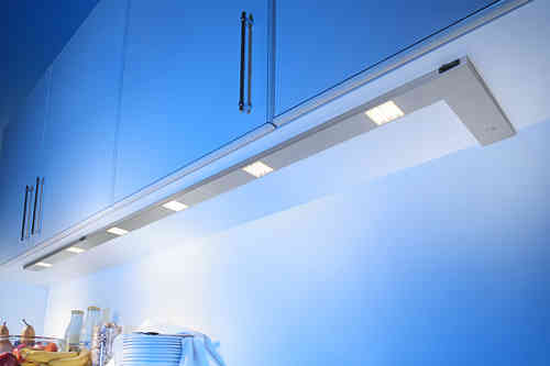 Thebo LED 95 Tadeo 12 Edelstahl warm weiß mit Schalter 900mm