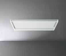 Falmec Alba 120 Deckenhaube Weiß/Glas – Produktansicht