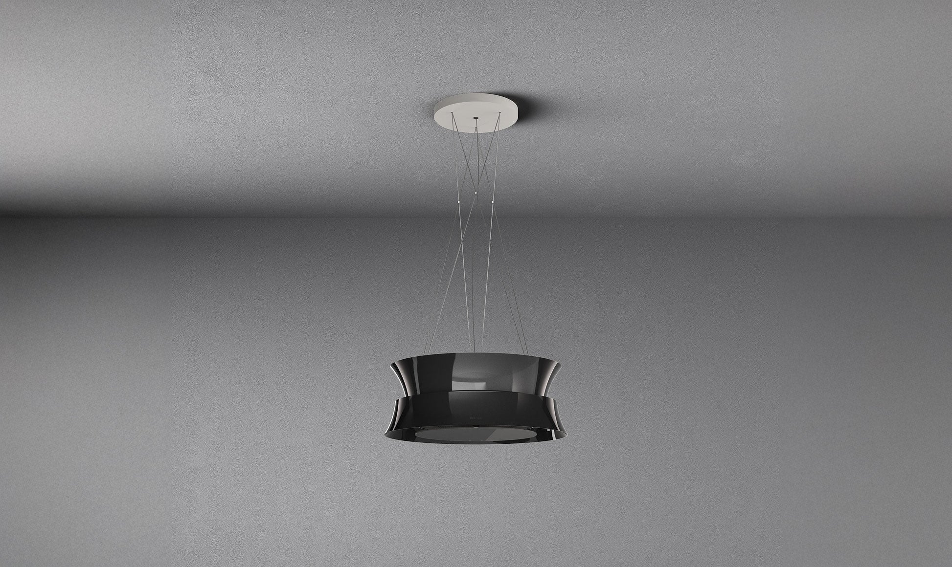 Falmec Dama Circle.Tech Inselhaube Ø 60 cm Gunmetal
