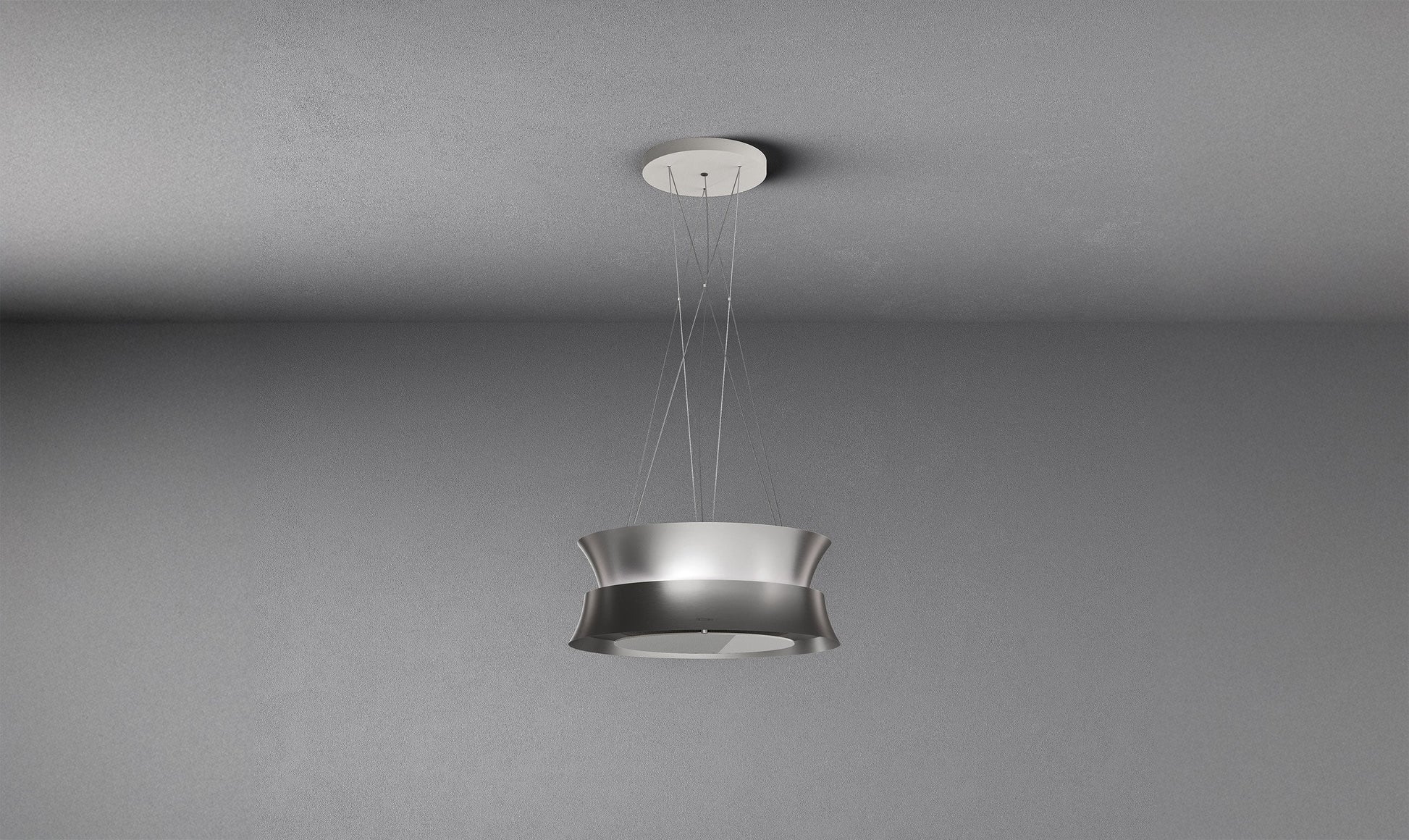 Falmec Dama Circle.Tech Inselhaube Ø 60 cm Weiß