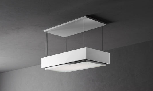 Falmec Levante Up & Down Inselhaube 120 cm Graphit satiniert