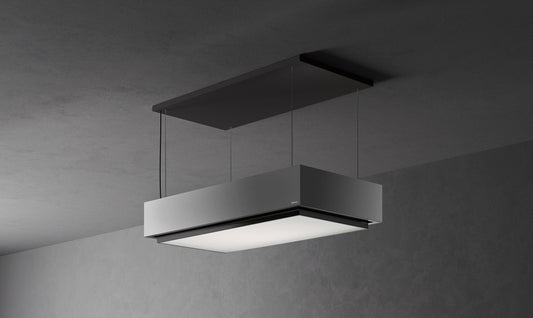 Falmec Levante Up & Down Inselhaube 120 cm Weiß
