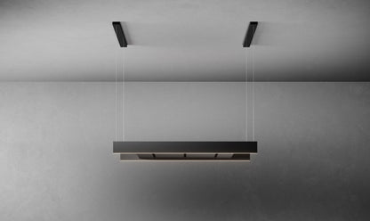 Falmec Light Inselhaube 120 cm Schwarz Produktansicht