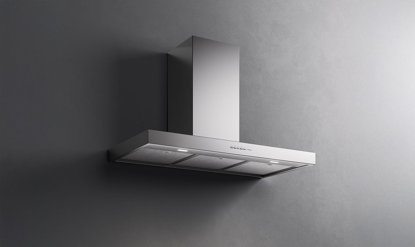 Falmec Mercurio Evo Wandhaube 90 cm Edelstahl – Detailansicht