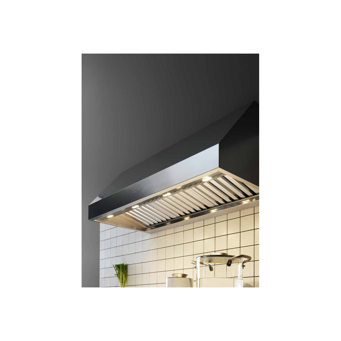 Falmec Zeus Pro Wandhaube 90 cm Edelstahl – 800 m³/h