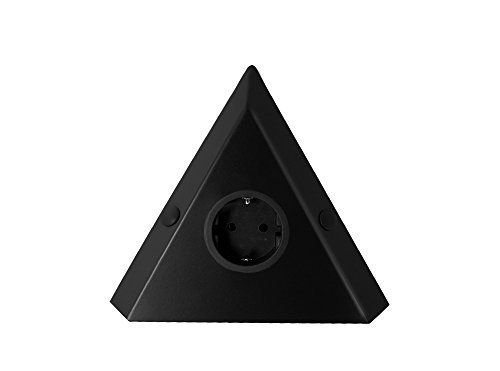 Thebo Ecksteckdosenelement ST 3007-D Schwarz-17588/D