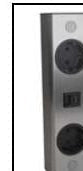 Thebo ST 3005/240 Aufbausteckdose Edelstahl mit USB A und C